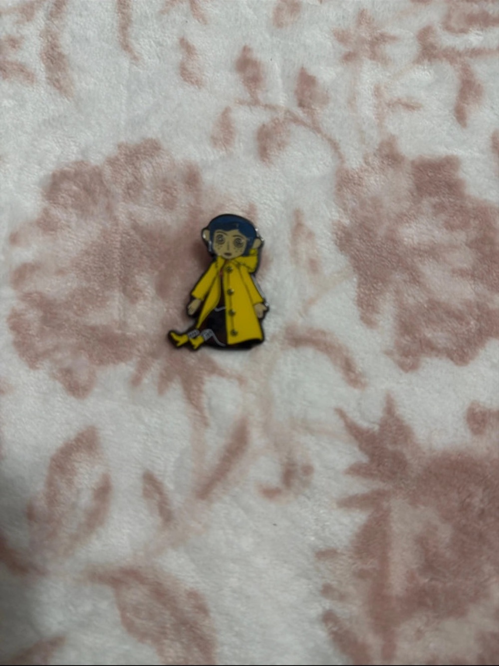 Cute Yellow Raincoat Character Enamel Pin - Kids Accessories